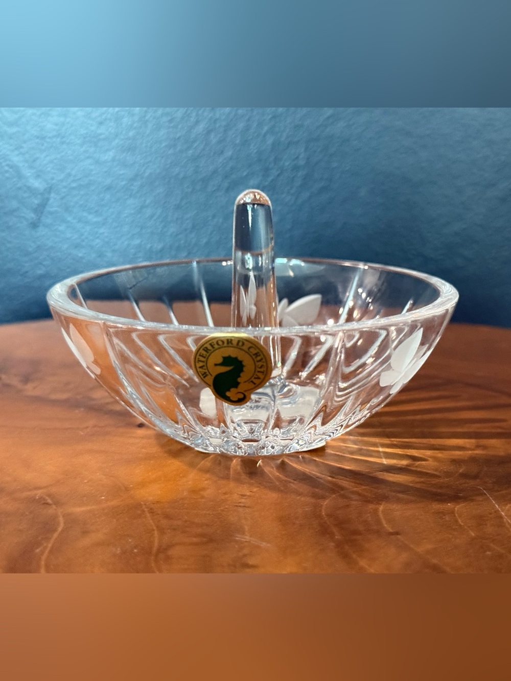 New Waterford Crystal Butterfly Ring Holder